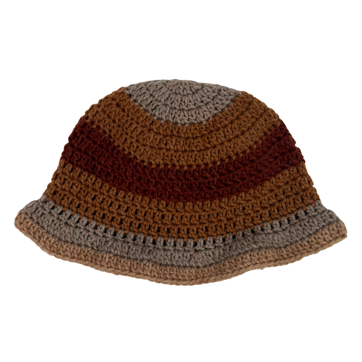 Taupe Ombre Minimal Ruffles Hat