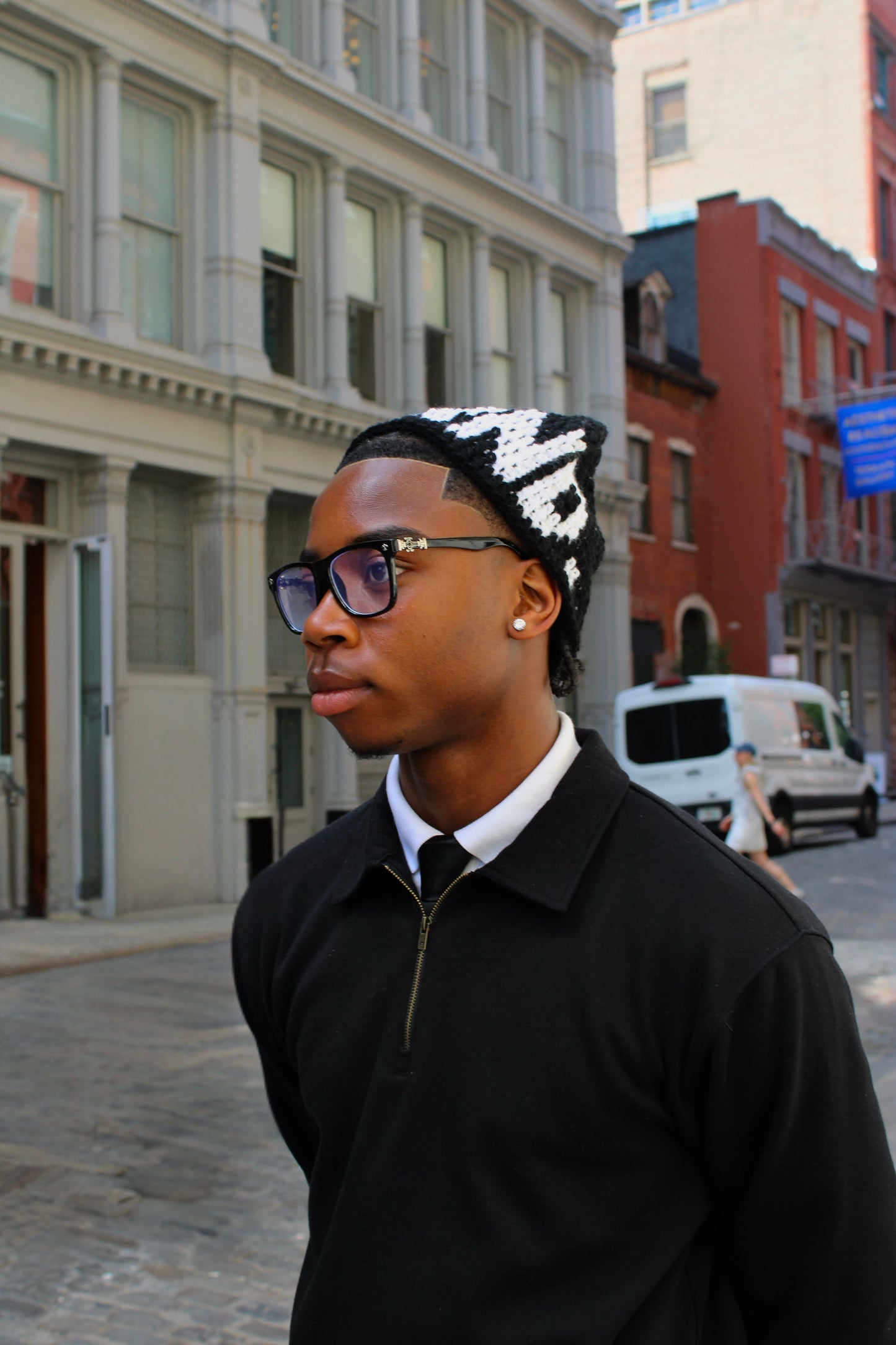 YARND Black x White Beanie