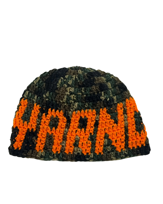 YARND Camo x Orange Beanie